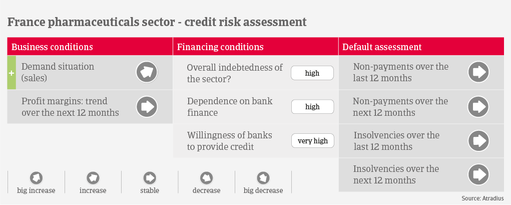 France pharmaceuticals sector - credit risk assessment 